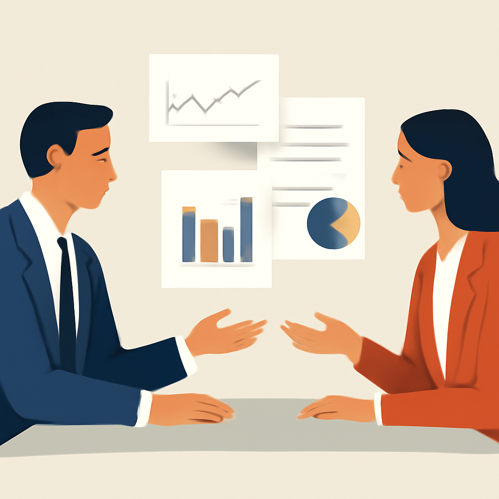 Negotiating Payouts When Both Sides See Different Data